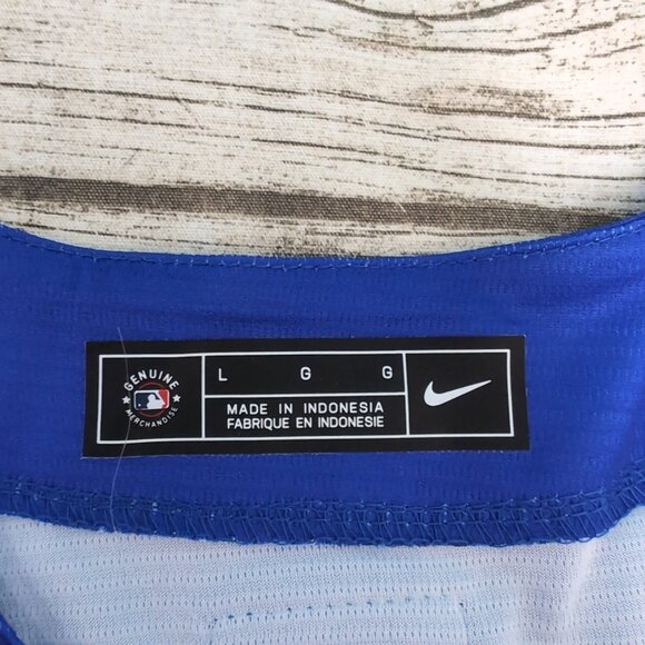 Nike Dodgers MLB Blue Sakura Flower Jersey #18 Button-Up – Men’s L - Picture 3 of 8